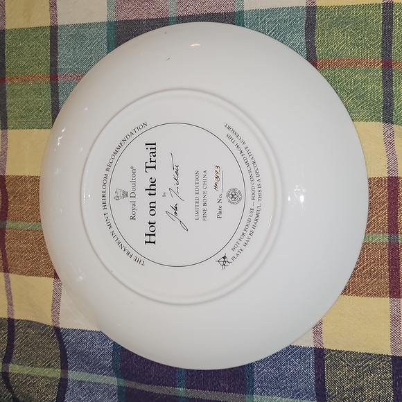 Royal Doulton Labrador Franklin Mint Heriloom Collectors plate REDUCED 1/22/25 - Picture 5 of 5